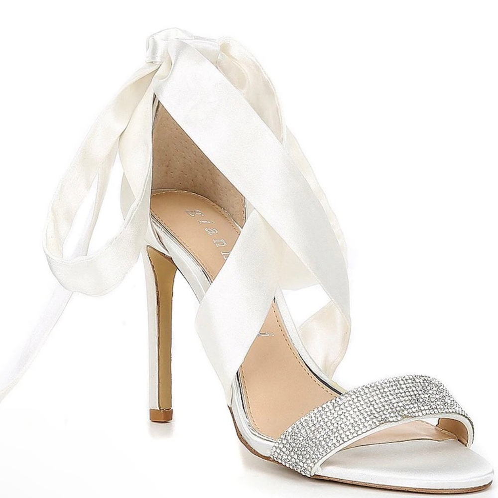 Gianni Bini Bridal Rhinestone heels